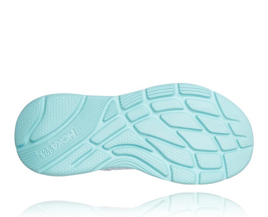 Hoka One One Sandals Womens White/Blue - ORA Recovery - 47389DSRE